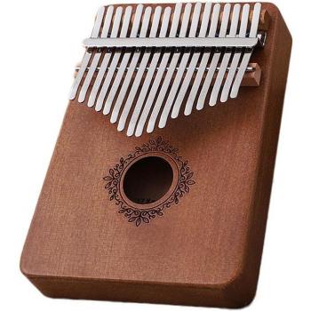 Kalimba Daumenklavier 17 Schlüssel Mahagoni