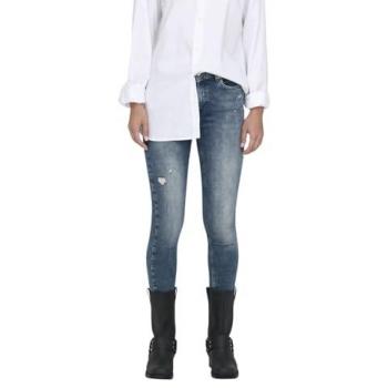 Only Blush Dames Jeans Middelhoge Taille