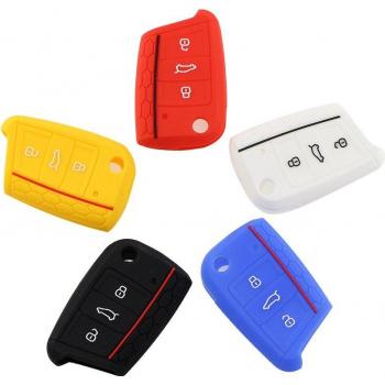 Key Fob Silicone Cover for VW Polo Golf 7 MK7 Skoda Octavia Combi A7 Seat Leon Ibiza CUPRA