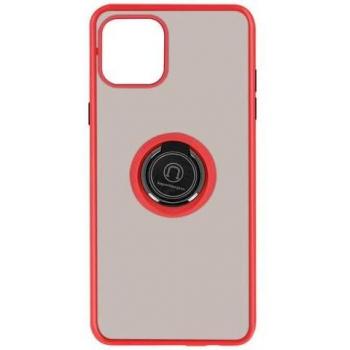 Coque iPhone 12 / 12 Pro Rouge avec Support Vidéo et Protection Antichoc