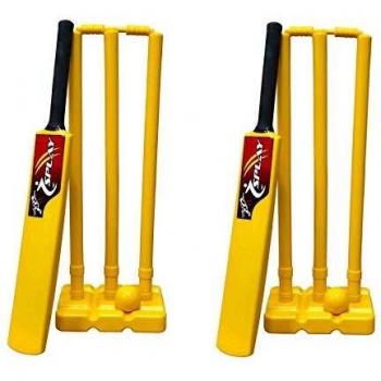 Splay Cricket SwiftSet 6 (Yellow, Dual Pack)