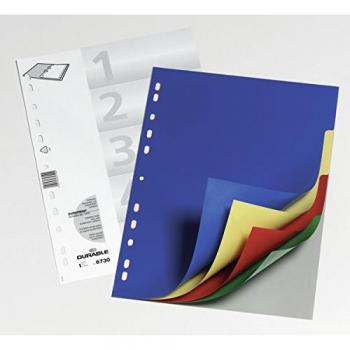 Register Plastik blanko A4 5tlg