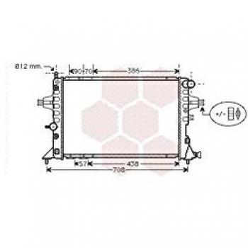 Radiateur moteur thermique VAN WEZEL 37002329