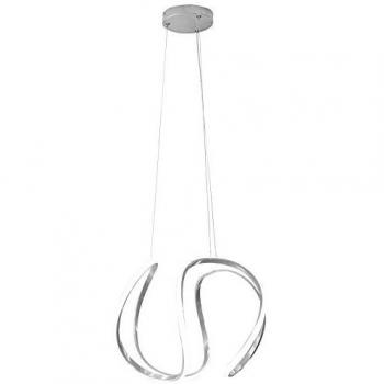 Lampada Soffitto Curva Led Grigia Dimmerabile – Design Moderno
