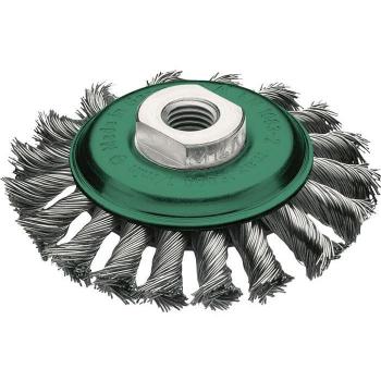Spazzola conica 115x12mm, filo 0,5mm