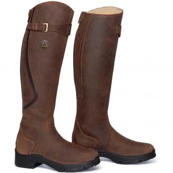 Reitstiefel für Damen von Mountain Horse, Modell Snowy River, aus Leder, Regular Wide (42)