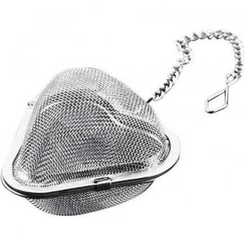 Infusor de Té con Corazón y Cuchara de Especias Filtradas