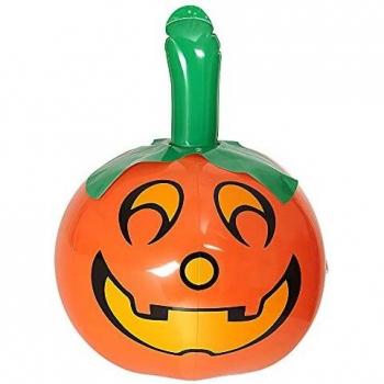 Zucca Gonfiabile per Halloween, 46 cm Arancione