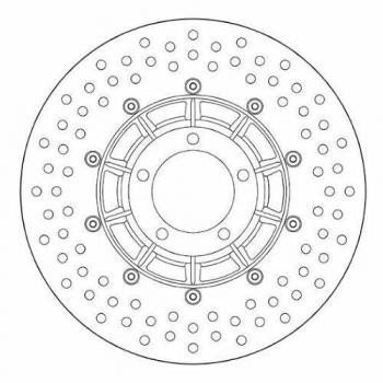 Brembo 68B407B1 Disque de frein rond fixe