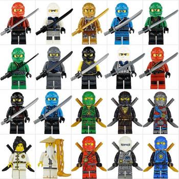 20pcs Poupées Ninjago en blocs de construction