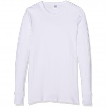 Camiseta de manga larga para niño Abanderado algodón blanco 2 años