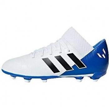 Adidas Nemeziz Messi 18.3 FG Unisex Kids Football Shoes, White