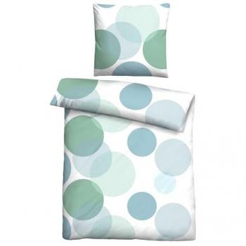Bettwäsche 0380841, blau (türkis), B/L: 155cm x 220cm, Fleece, B/L: 80cm x 80cm, Fleece, Obermaterial: 100% Polyester, CASTELL