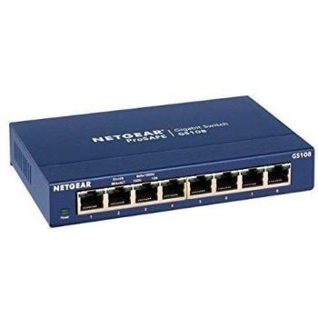 Switch Gigabit NETGEAR GS108 8 ports ProSafe