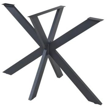 Piètement de table Oberau acier noir 85 x 85 x 71 cm