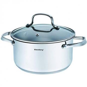 Casseruola VASO 3,3 L Argento con Coperchio