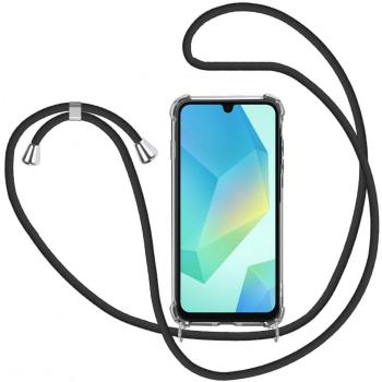 Gummi Hülle mit Handykette für Samsung Galaxy A16 5G