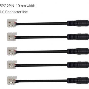 Conector DC 2PIN para LED 8mm y 10mm