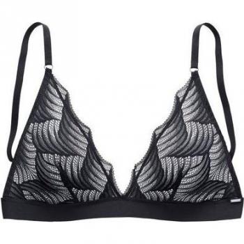 LASCANA Bralette Marla, ohne Bügel, Schwarz, Dessous