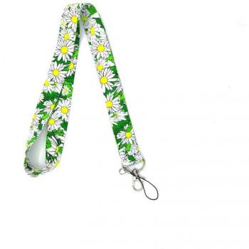 Daisy Sunflower Keycord Lanyard for ID and Keys