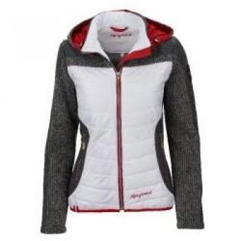 Almgwand Damen Strickfleece Weiß 36 – Softwolle Collection