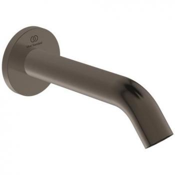 IS Wandauslauf JOY Ausladung 160mm mit runder Rosette Magnetic Grey