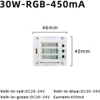 Lámparas de Inundación LED RGB Potente
