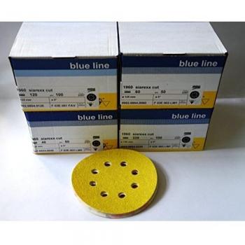 Schleifscheiben 125mm Korn 40 8-Loch 50 Stück Klett