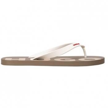 HUGO Arvel Infradito Beige 50497860