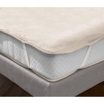 ERWIN M. Matratzenschutzauflage St. Gilgen; 140x190 cm (BxL); wollweiß