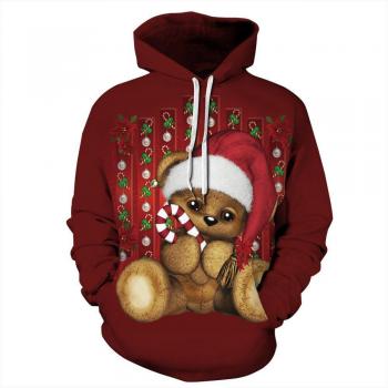 Hoodie mit Weihnachtsmotiv für Damen und Herren