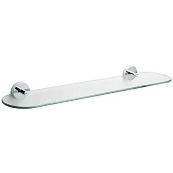 Croydex Chrome Glass Shelf, Romsey