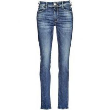 Jeans da donna Le Temps des cerises Pulp N°2, a vita alta, push-up, slim fit, blu