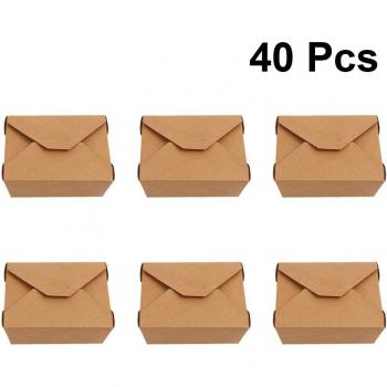 40Pcs Disposable Cake Packaging Boxes