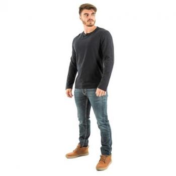 Superdry Classic Essential Long Sleeve Navy 2XL Mens