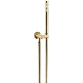 Abode Euphoria Series: Circular Outlet, Hand Shower, and Bracket – Antique Brass Edition