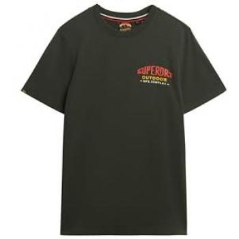 Camisa de algodón Superdry Mountain Relaxada (Blanco)