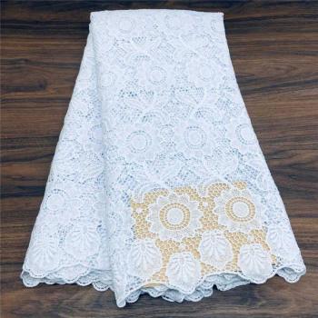 Klassischer royalblauer Eembroidery-Stoff für Nigerianische Mode