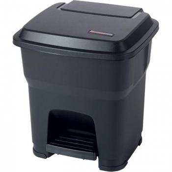 85L Black Pedal Bin with Soft Close