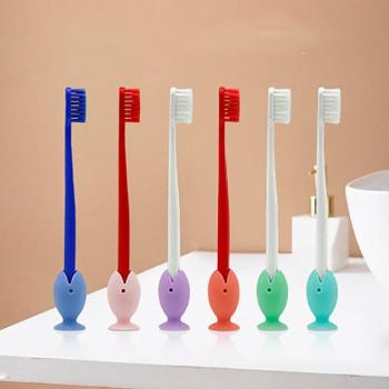 Cartoon Fish Toothbrush Bracket