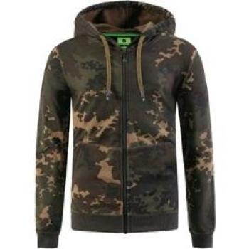 Korda Zip Hoodie Dunkles Kamo Extra XL