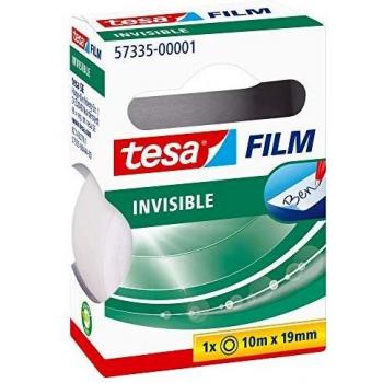 Tesa 57335 Invisible Tape, 10 m x 19 mm