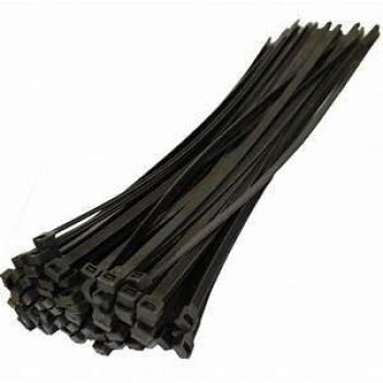 Unicrimp 30 Black Cable Ties – 100 Pack – 9mm Diameter
