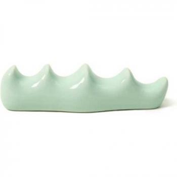 Celadon Malerei Stift Halter mit Keramik Wasser Tinte Platte und Stempelkissen für Kunst