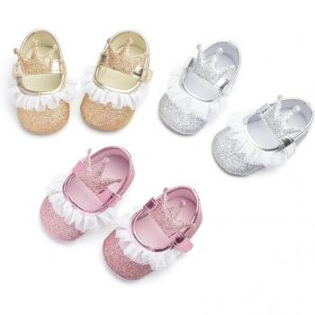 Sneakers en dentelle douce pré-marche pour bébés filles 0-18M