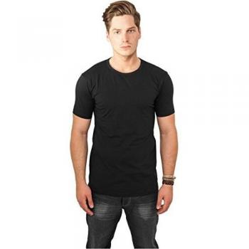 Urban Classics TB814 Herren T-Shirt Fitted Stretch Tee Schwarz, M