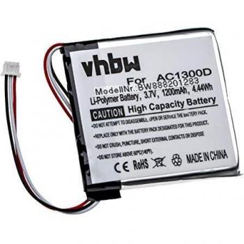 Vhbw batteria compatibile con Angelcare AC1320 babyphone (1200mAh, 3,7V, Li-Poly)