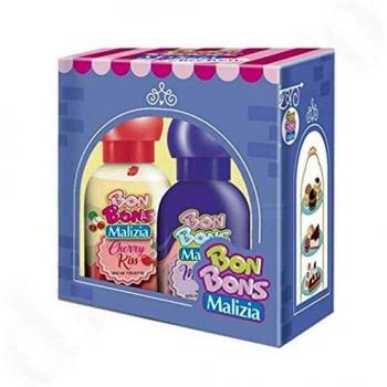 BonBons Malizia Geschenkkorb Cherry Kiss – Merry Love Edition mit Plüschtier und Schlüsselanhänger