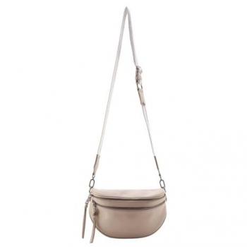 Bestie Gürteltasche FredsBruder – 35 cm Leder, neutraler Ton
