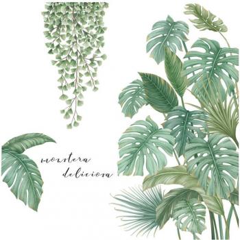 Fresh Tropical Plant Wall Art